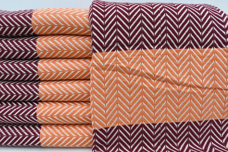 Personalized Wedding Gift, Bulk Order Towel, Handmade Gift, Best Friend Gift, Gift Boxes Towel, 70x40 Cotton Chevron Towel, Organic Beach Towel - 1