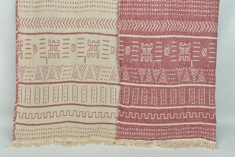 Wurfdecke, ästhetische Decke, gewebte Decke, personalisiertes Geschenk für ihn, Brautduschengeschenk, Bio -Wurf, 76x56 Baumwollkilim -Designtuch - 1