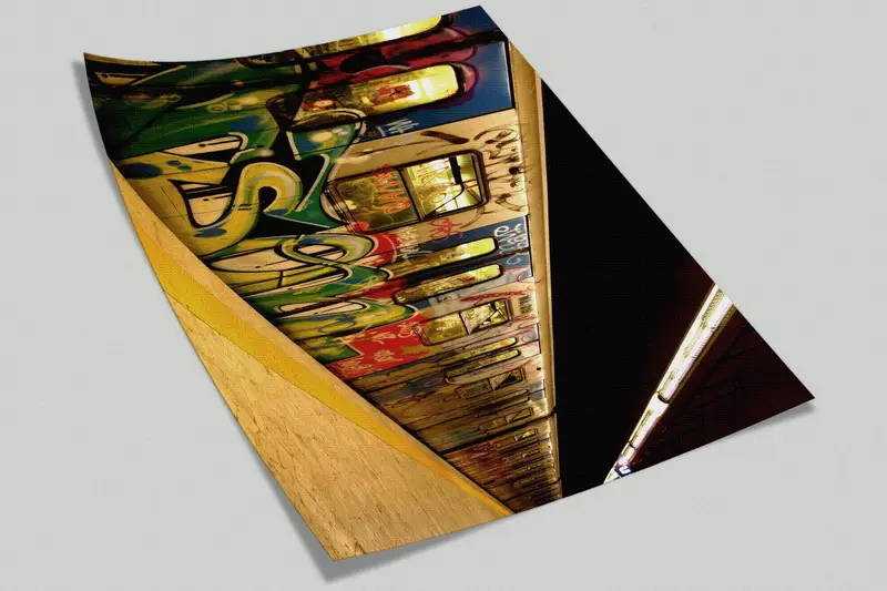 Subway Station Wall Mural, Subway Wall Decor, Graffiti Wall Print, Wall Decorations, Graffiti On The Subway Wall Decor, 3D Wallpaper, - 10