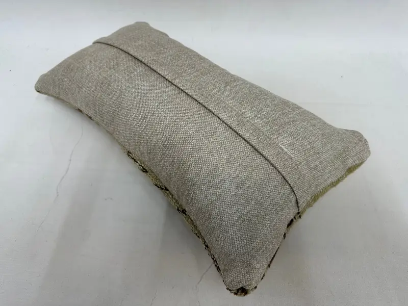 Muted Pillow Sham, 10x20 Beige Pillow Sham, Kilim Cushion Sham, Pillow Sham, Kilim Rug Cushion Cover, Gift Pillow, Boho Pillow Sham Cover - 7