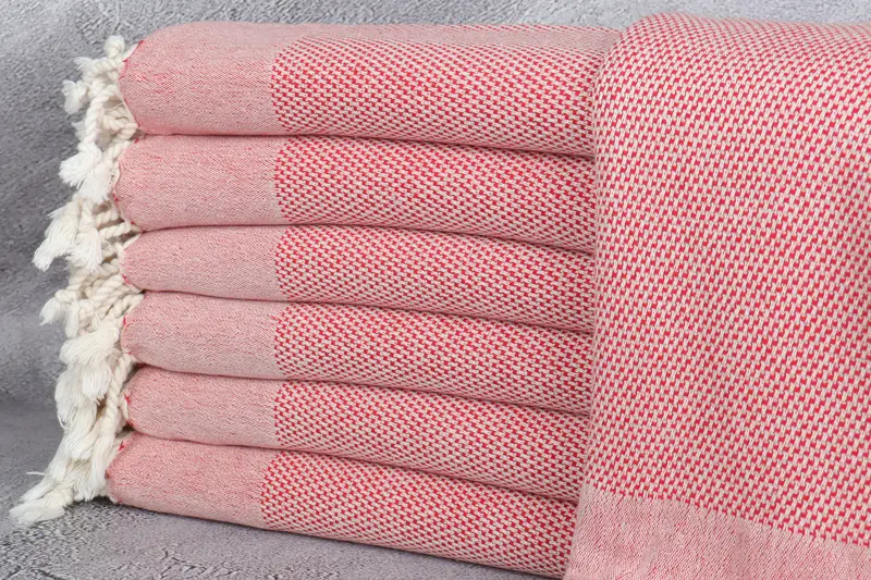 70x40 Cotton Geometric Towel, Thin towel, Bridal Shower Gifts, Turkish beach towel, Travel towel, Yoga Towel, Eco-friendly Turkish peshtemal towel - 1