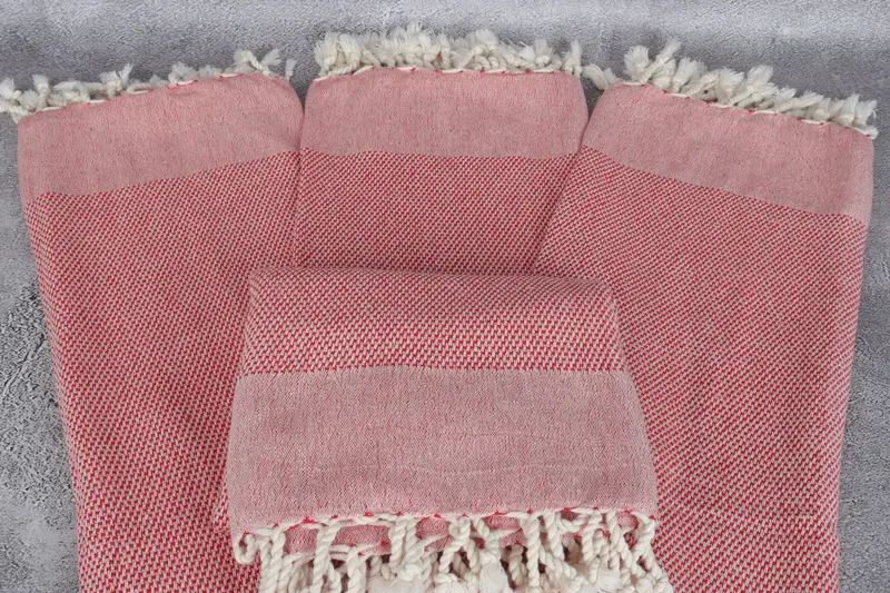 70x40 Cotton Geometric Towel, Thin towel, Bridal Shower Gifts, Turkish beach towel, Travel towel, Yoga Towel, Eco-friendly Turkish peshtemal towel - 4