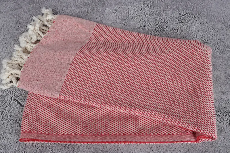 70x40 Cotton Geometric Towel, Thin towel, Bridal Shower Gifts, Turkish beach towel, Travel towel, Yoga Towel, Eco-friendly Turkish peshtemal towel - 6