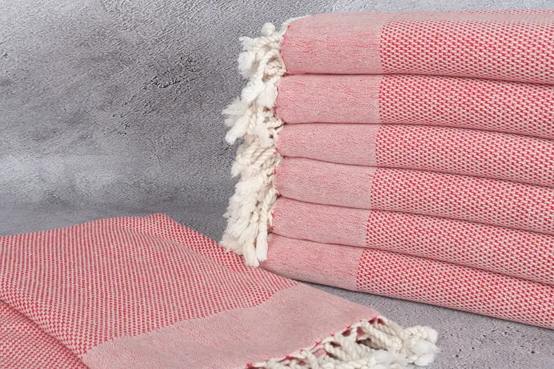 70x40 Cotton Geometric Towel, Thin towel, Bridal Shower Gifts, Turkish beach towel, Travel towel, Yoga Towel, Eco-friendly Turkish peshtemal towel - 2
