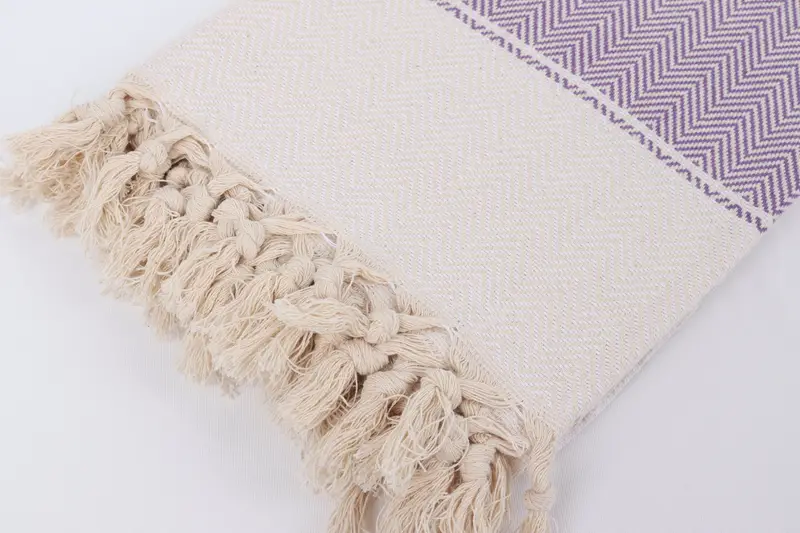 Peshtemal, Summer Gift, Fouta towel, Miami Bachelorette Party Favors, Peshtemal Towel USA, 70x36 Cotton Herringbone Towel, Absorbent towel - 7