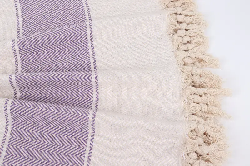 Peshtemal, Summer Gift, Fouta towel, Miami Bachelorette Party Favors, Peshtemal Towel USA, 70x36 Cotton Herringbone Towel, Absorbent towel - 8