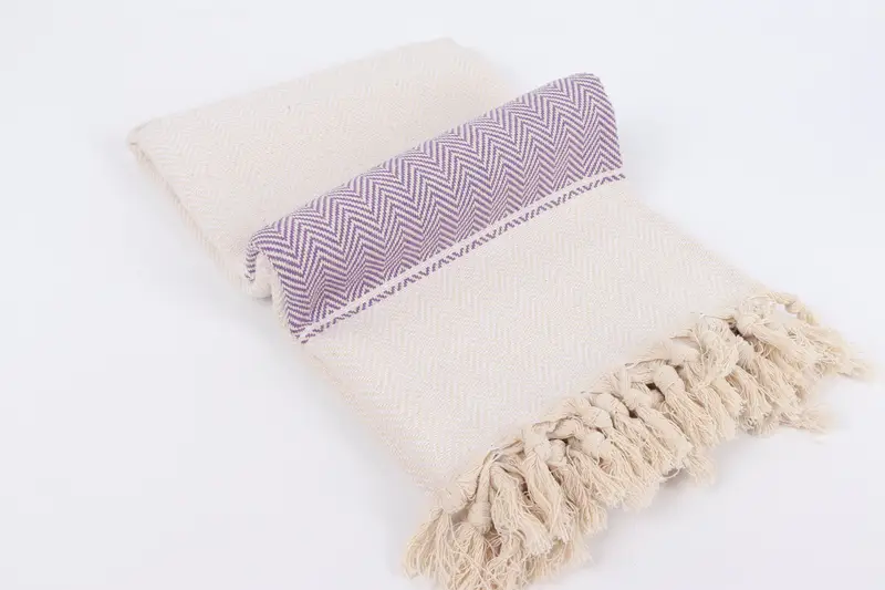 Peshtemal, Summer Gift, Fouta towel, Miami Bachelorette Party Favors, Peshtemal Towel USA, 70x36 Cotton Herringbone Towel, Absorbent towel - 6