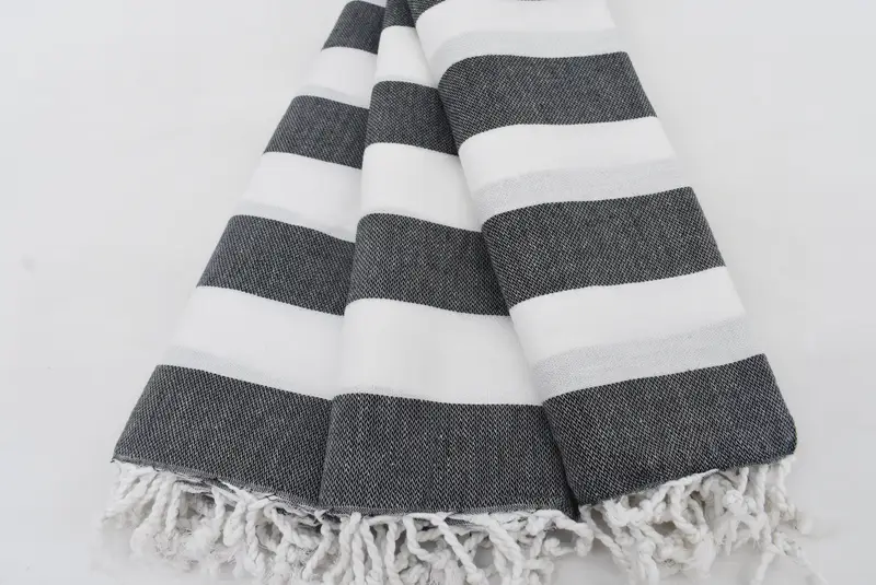 Wedding Towel, Bachelor Towel, Organic Turkish towel, 70x40 Cotton Striped Towel, Turkish Towel USA, Embroidery Towels, Custom Wedding Gift - 3