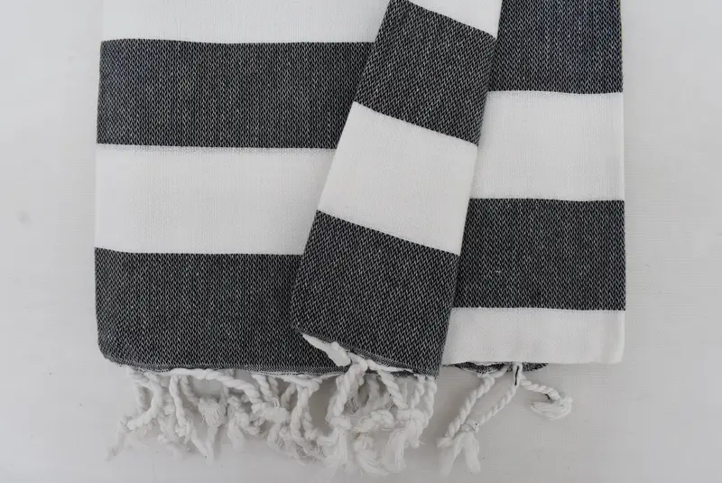 Wedding Towel, Bachelor Towel, Organic Turkish towel, 70x40 Cotton Striped Towel, Turkish Towel USA, Embroidery Towels, Custom Wedding Gift - 4