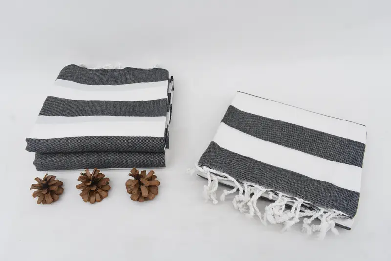 Wedding Towel, Bachelor Towel, Organic Turkish towel, 70x40 Cotton Striped Towel, Turkish Towel USA, Embroidery Towels, Custom Wedding Gift - 7