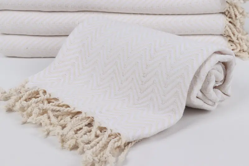 Spa Towel, Yoga Towel, Florida Bachelorette Party Favors, 70x40 Cotton Zig zag Towel, Spa Gift, Custom Beach Towel, Bridal Shower Gift, Hammam towel - 4