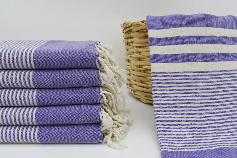 Soft and absorbent Turkish towel, 70x40 Cotton Striped Towel, Wedding Gift, Lightweight towel, Birthday Gift, Custom Wedding Gift, Bulk Order Towel