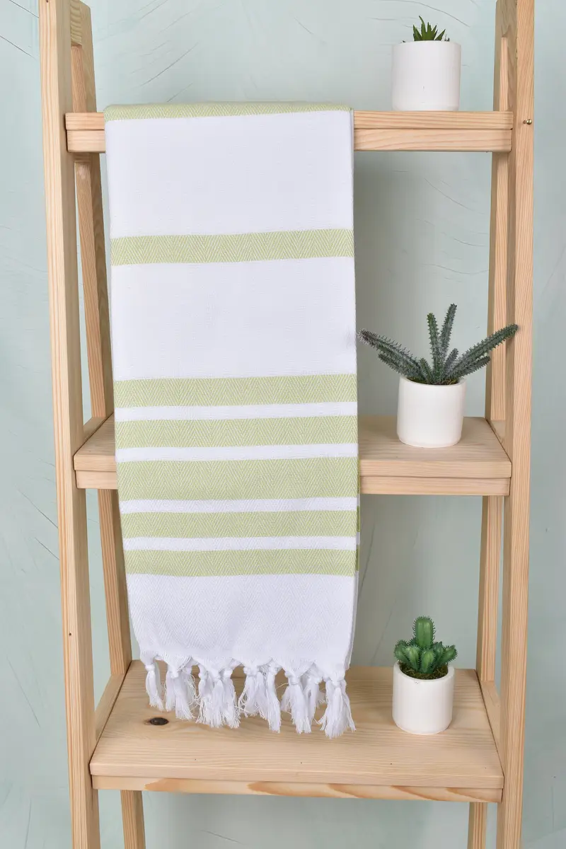 Organic Beach Towel, Bath towel, Personalized Wedding Gift, Bridesmaid Towel, 70x40 Cotton Herringbone Towel, Turkish bath towel, Bachelorette Favor - 8