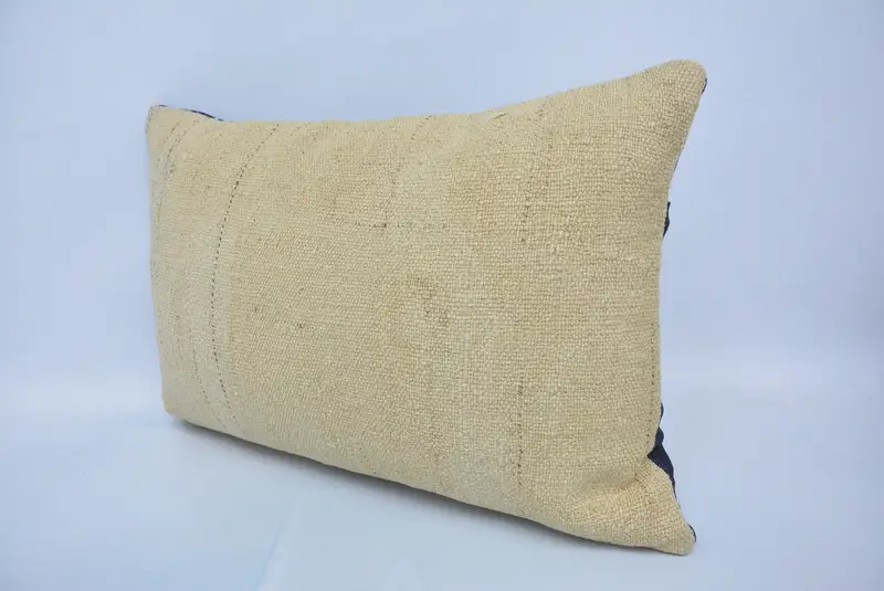 16x24 Beige Cushion Case, Pastel Cushion Cover, Comfy Throw Pillow, Gift Pillow, Handmade Kilim Cushion, Cushion, Vintage Kilim Throw Pillow - 4