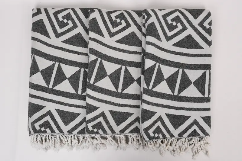 Best Friend Gift, Bachelorette Gifts, Gift Towel, Personalized Home Gift Wedding, 70x40 Cotton Geometric Towel, Custom Beach Towel, Peshtemal Towel - 7