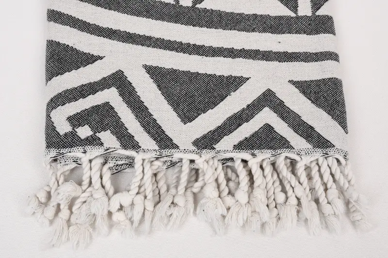 Best Friend Gift, Bachelorette Gifts, Gift Towel, Personalized Home Gift Wedding, 70x40 Cotton Geometric Towel, Custom Beach Towel, Peshtemal Towel - 3