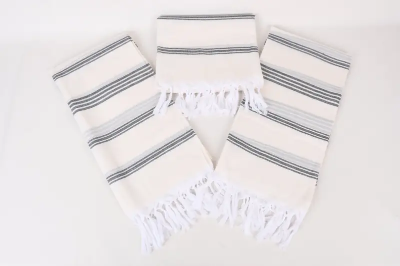 Guest Towel, 70x40 Cotton Striped Towel, Beach Wedding Favor, Bridal Shower Favors, Lightweight Turkish towel, Bachelor Gifts, Bridal Gifts - 6