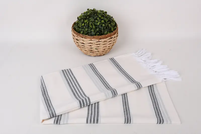 Guest Towel, 70x40 Cotton Striped Towel, Beach Wedding Favor, Bridal Shower Favors, Lightweight Turkish towel, Bachelor Gifts, Bridal Gifts - 4
