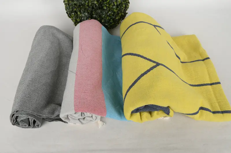 Custom Blanket, Throw Blanket, Memorial Gift, Woven Throw Blanket, Beach Bachelorette Party Decorations, Organic Throw, 86x82 Cotton Set of 6 Towel - 7