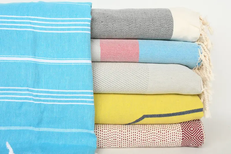 Custom Blanket, Throw Blanket, Memorial Gift, Woven Throw Blanket, Beach Bachelorette Party Decorations, Organic Throw, 86x82 Cotton Set of 6 Towel - 1