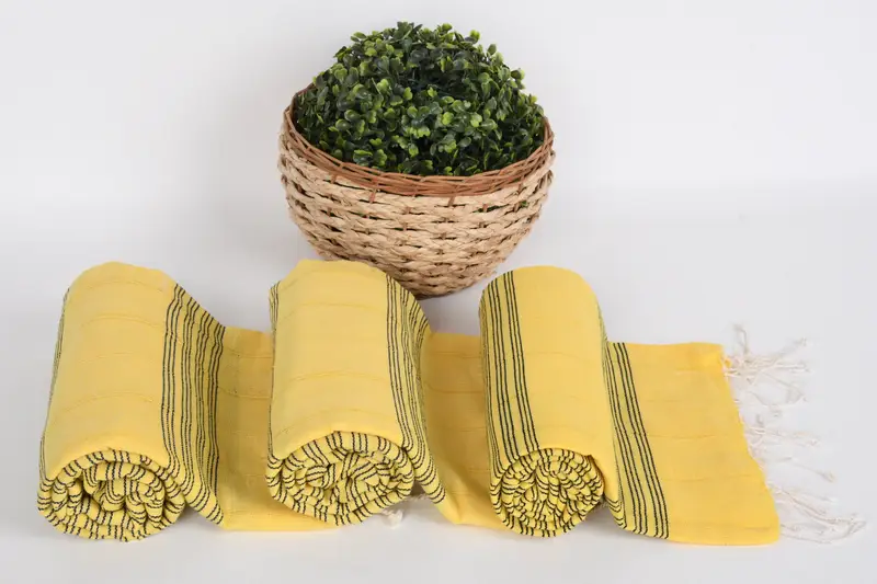 Monogram Türk havlu, gelin için düğün hediyesi, özel düğün hediyeleri, 70x40 pamuklu çizgili havlu, organik havlu, en iyi düğün hediyesi, özel havlu - 8