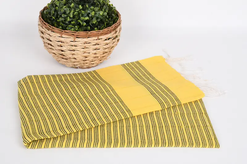 Monogram Türk havlu, gelin için düğün hediyesi, özel düğün hediyeleri, 70x40 pamuklu çizgili havlu, organik havlu, en iyi düğün hediyesi, özel havlu - 4