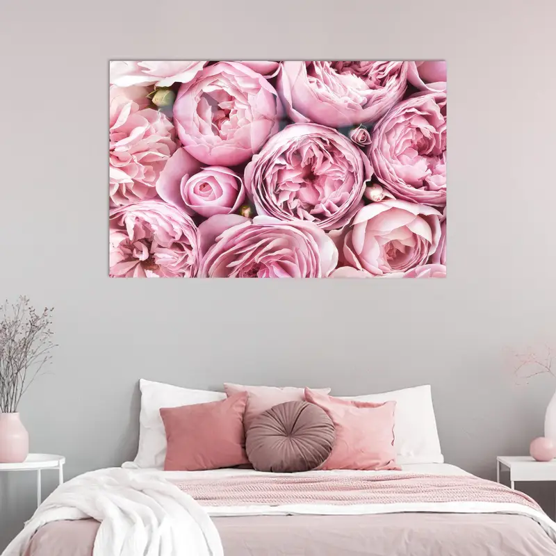 Modern Pembe Baskılı Cam: Lüks Anneler Günü Hediyesi