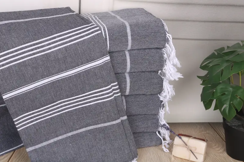 Bachelorette Party Favors, Custom Wedding Gift, Striped Towel, 70x40 Inches