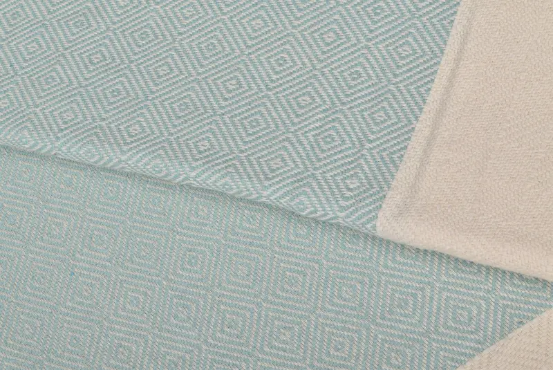 Personalized Gift, Bridal Shower Gift, Monogram Blanket, 96x80 Cotton Diamond Towel, Custom Blanket, Turkish Tablecloth, Monogram Beach Blanket - 6