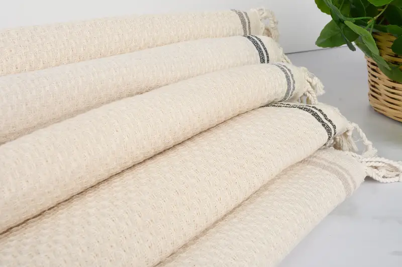 Spa Towel, Organic Cotton Towel, Bath towel, Gifts For Him, Peshtemal Towel USA, Custom Beach Towel, Bridesmaid Favors, 68x36 Cotton Striped Towel - 3