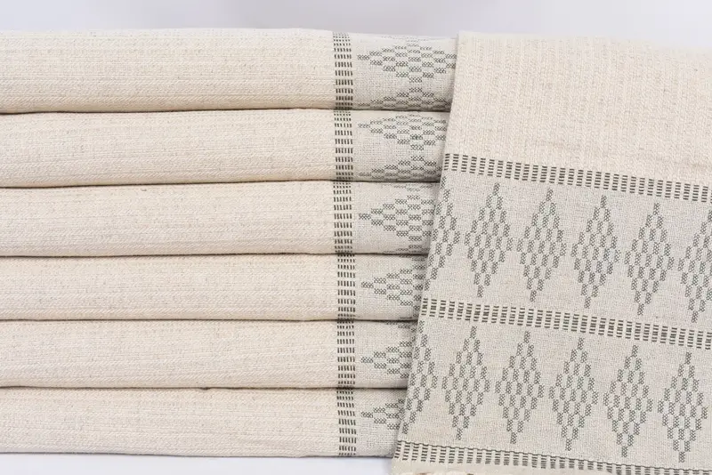 40x20 Linen Kilim Design Towel, Personalized Kitchen Towel, Bachelorette Party Items, Monogram Kitchen Towel, Small Bath Towels, Valentines Day Gift - 2