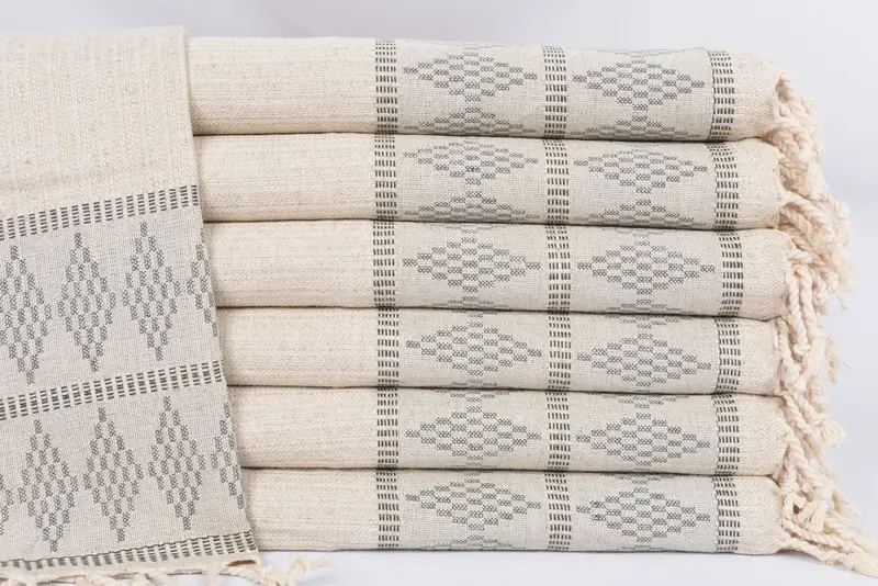 40x20 Linen Kilim Design Towel, Personalized Kitchen Towel, Bachelorette Party Items, Monogram Kitchen Towel, Small Bath Towels, Valentines Day Gift - 1
