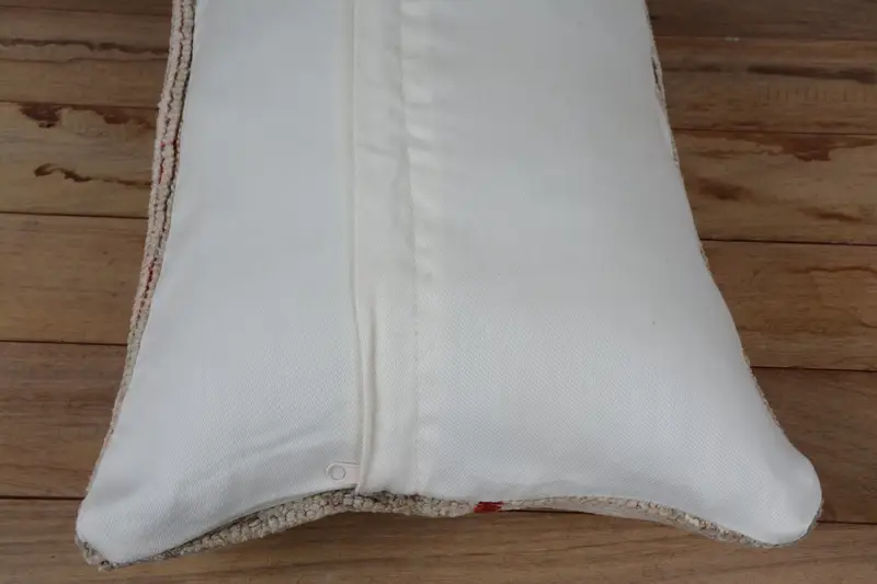 Ethnic Pillow Cover Pillow Cover, Turkish Kilim Pillow, Cushion Cover, 12x20 Brown Pillow, Neutral Throw Pillow, Kilim Pillow, Kilim Cushion Sham - 6
