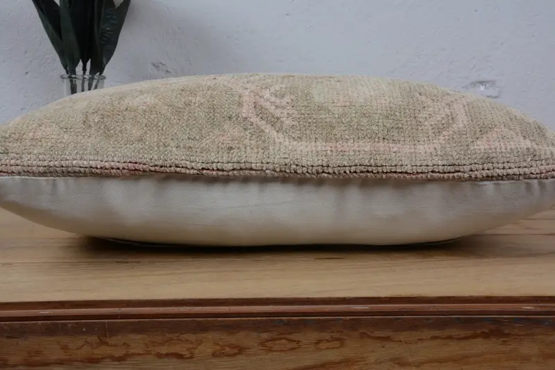 Ethnic Pillow Cover Pillow Cover, Turkish Kilim Pillow, Cushion Cover, 12x20 Brown Pillow, Neutral Throw Pillow, Kilim Pillow, Kilim Cushion Sham - 5