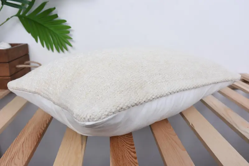 Throw Kilim Pillow, 12x20 White Pillow, Chair Pillow Case, Custom Cushion, Bench Cushion Case, Cushion Cover, Interior Designer Pillow, Kilim Pillow - 6
