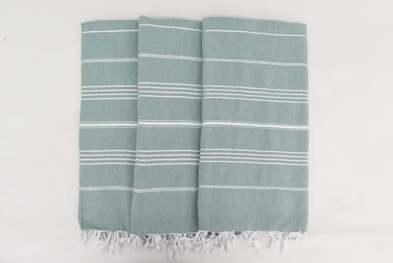 Bachelorette Party Favors, 70x40 Cotton Striped Towel, Anniversary Gift For Her, Personalized Turkish Beach Towel, Travel towel, Organic towel - 3
