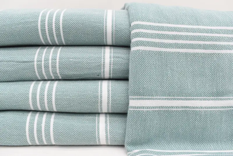 Bachelorette Party Favors, 70x40 Cotton Striped Towel, Anniversary Gift For Her, Personalized Turkish Beach Towel, Travel towel, Organic towel - 1