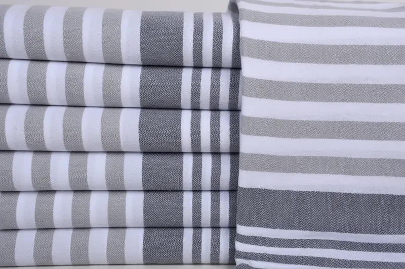 Soft and absorbent Turkish towel, Hammam towel, Gift For Him, Bachelorette Party Gifts Bridesmaids, 68x36 Cotton Striped Towel, Valentines Gift - 1