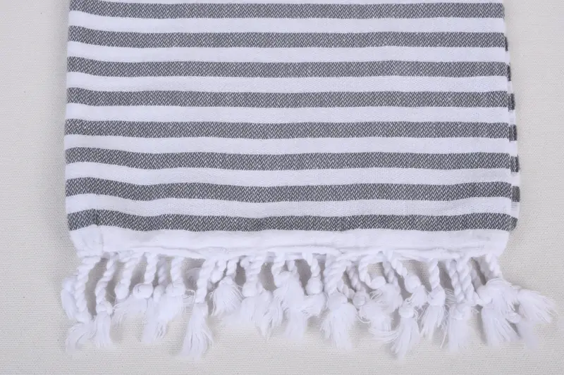 Soft and absorbent Turkish towel, Hammam towel, Gift For Him, Bachelorette Party Gifts Bridesmaids, 68x36 Cotton Striped Towel, Valentines Gift - 3