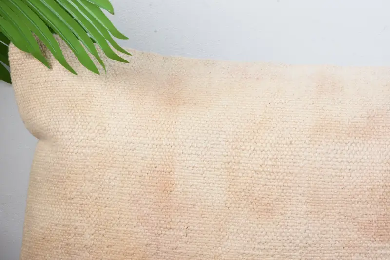 Kilim Rug Pillow Case, Pillow Cover, Throw Kilim Pillow, Indoor Cushion Case, Handmade Kilim Cushion, 12x20 Beige Pillow Sham, Kilim Pillow - 2