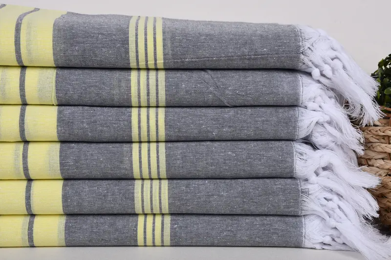 Home Decor Gifts, Home Decor Towel, 68x36 Cotton Striped Towel, Personalized Bridesmaid Gift, Yoga Towel, Luxury towel, Luxury Beach Towel - 2