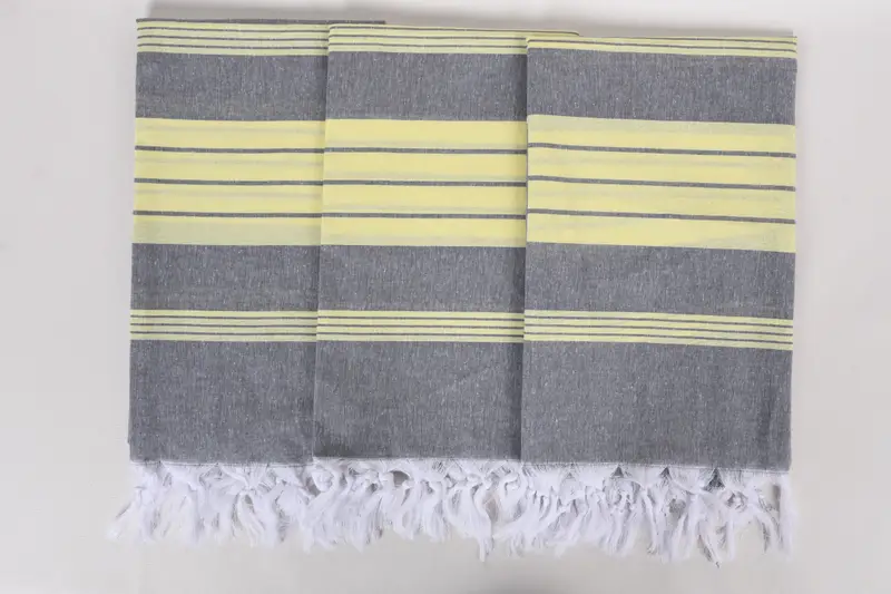 Home Decor Gifts, Home Decor Towel, 68x36 Cotton Striped Towel, Personalized Bridesmaid Gift, Yoga Towel, Luxury towel, Luxury Beach Towel - 7