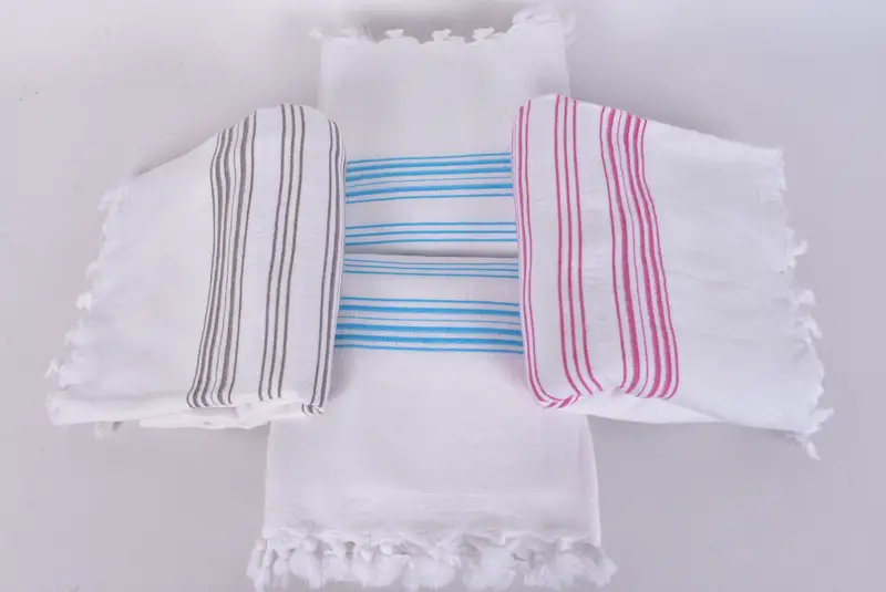 Home Gift, 70x40 Cotton Striped Terry Towel, Personalized Bridesmaid Gift, Spooky Bachelorette Party Favors, Custom Wedding Gifts, Embroidered Towel - 6