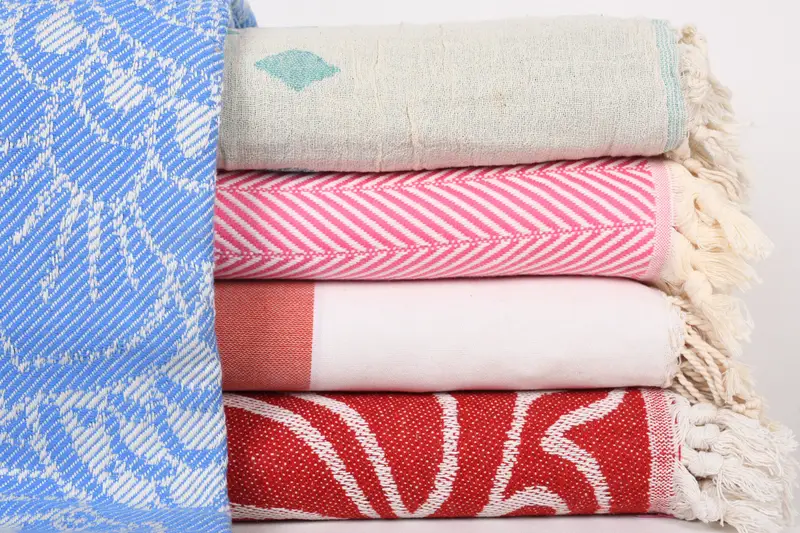 Bachelorette Party Favors, Monogram Blanket, Woven Throw Blanket, Boyfriend Christmas Gift, 80x60 Cotton Set of 5 Towel, Spooky Bachelorette Party - 1