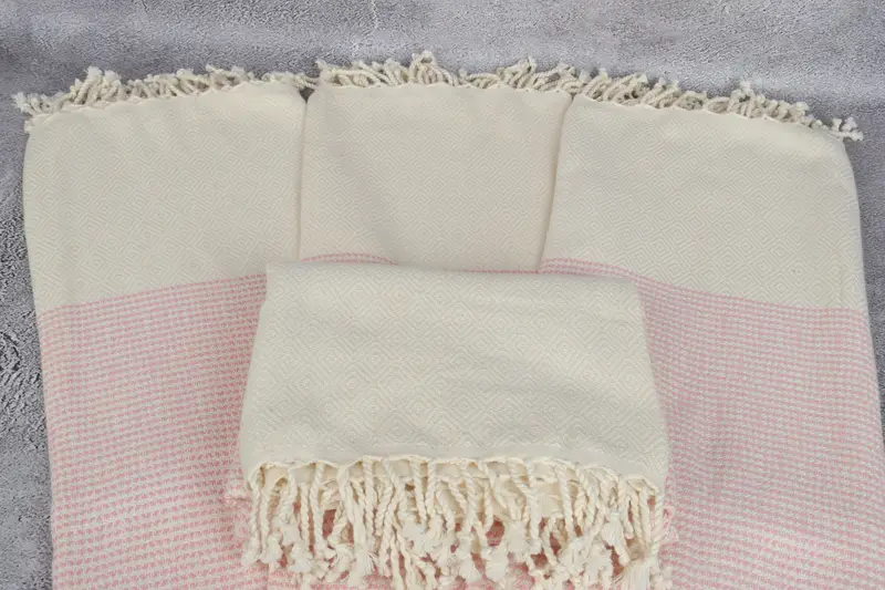 Peshtemal Towel, 70x40 Cotton Diamond Towel, Bachelorette Party Favors, Gift Boxes Towel, Wedding Anniversary Gift, Lightweight towel, Wedding Towel - 4