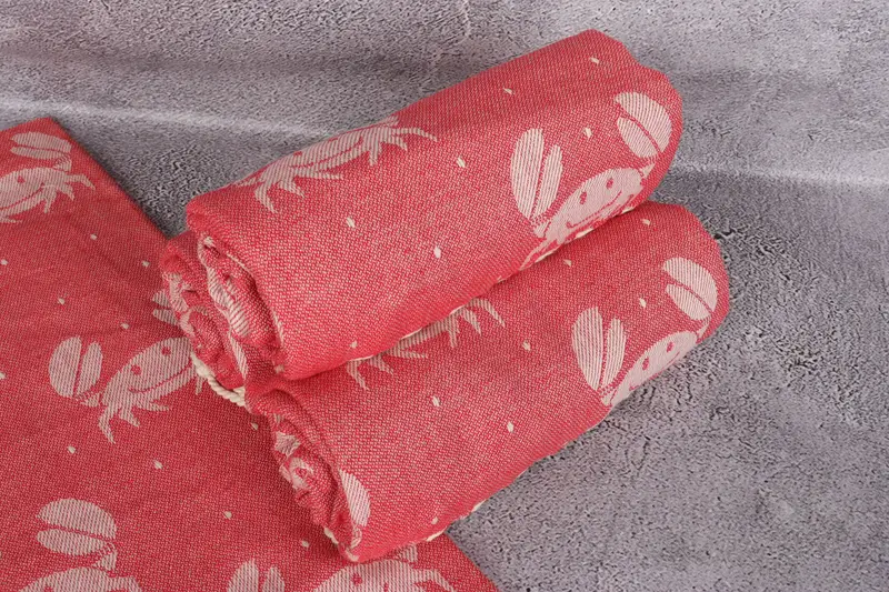 Custom Wedding Gifts, Bachelorette Party Items, 68x40 Cotton Crab Design Towel, Gift For Her, Monogram Beach Towel, Valentines Day Gift For Him - 7