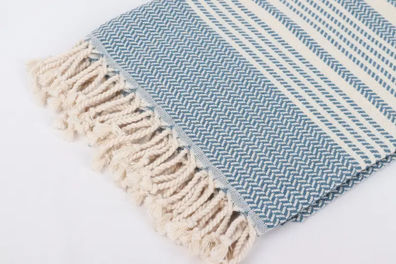 Peshtemal Towel, Embroidery Towel, Custom Name Towel, Luxury towel, Birthday Gift, 70x40 Cotton Striped Towel, Custom Towel Beach, Bridesmaid Gifts - 7