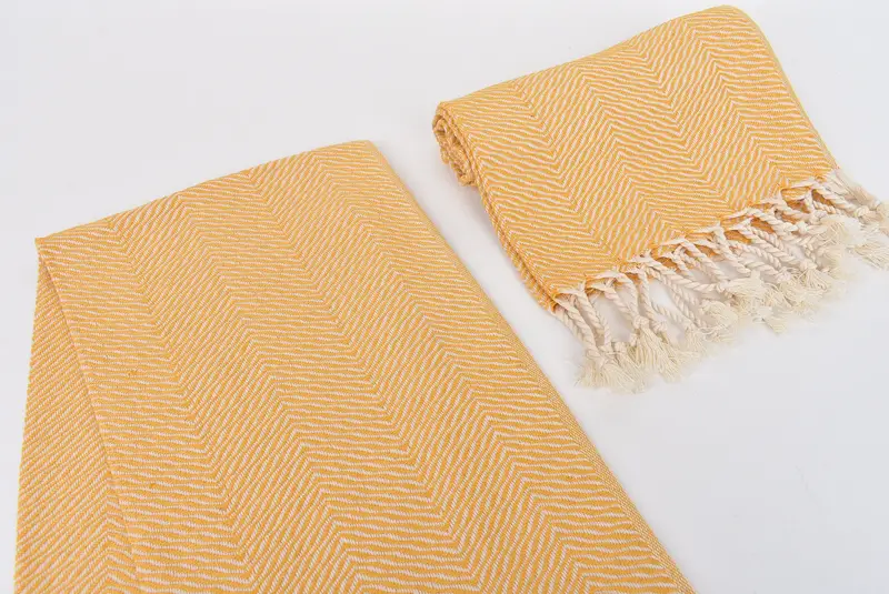 Turkish Towel Hand Towel, Housewarming Gift, Bachelor Gifts, Monogram Kitchen Towel, Monogrammed Hand Towel, 40x20 Cotton Chevron Towel, Xmas Gifts - 7