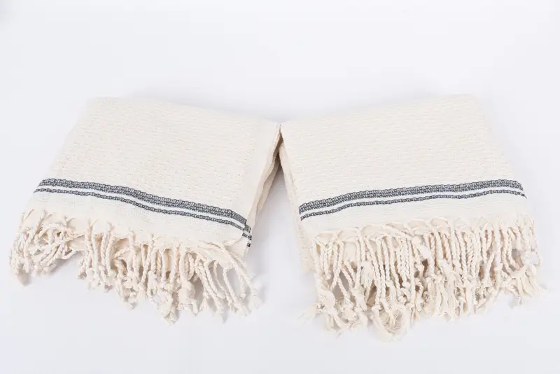Brautduschengeschenke, Peshtemal -Handtuch, bestickter Handtuch, Hauswarming -Geschenk, 68x36 Baumwollstreifenhandtuch, kundenspezifisches Hochzeitsgeschenk, Mädchenwochenende Geschenke - 6