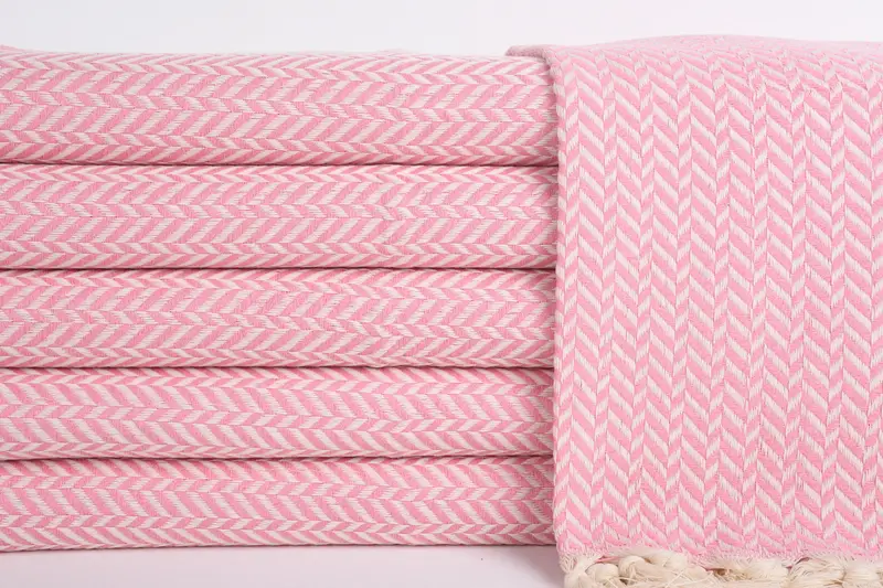 Geschenk für das Haus, personalisiertes Handtuch, personalisierte Geschenke, 36x18 Baumwoll -Chevron -Handtuch, Hochzeitsgeschenke, benutzerdefinierte Geschenke, Strandthema Hochzeitsgeschenk - 1